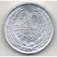 20 сентесимо, Уругвай, 1965