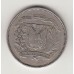монета 25 сентаво, Доминиканская Республика, 1967	год, стоимость , цена