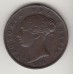монета 1 пенни, Великобритания, 1854	год , стоимость , цена