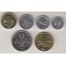 набор монет (1,5,10,25,50 лари, 1 руфия), Мальдивы, 2012