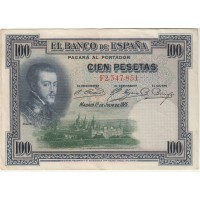 100 песет, Испания, 1925