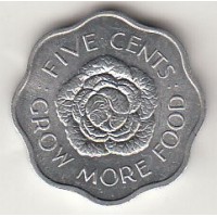 5 центов (ФАО), Сейшелы, 1972