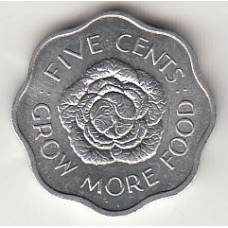 5 центов (ФАО), Сейшелы, 1972