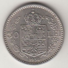 50 лей, Румыния, 1938
