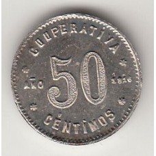 50 сентимо (токен), Испания, 1916
