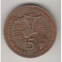 5 долларов, Острова Чатем (Новозеландские Территории), 2001