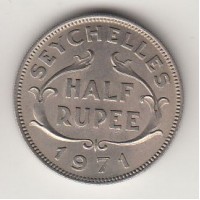 1/2 рупии, Сейшелы, 1971