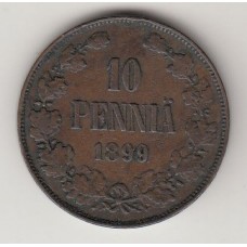 10 пенни, Финляндия, 1899