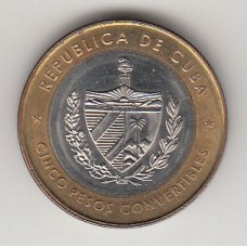 5 конвертируемых песо, Куба, 1999