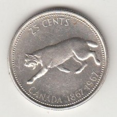 25 центов, Канада, 1967