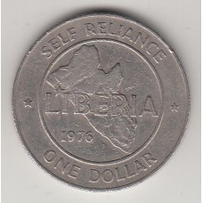 1 доллар, Либерия, 1976