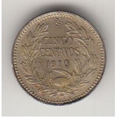 5 сентаво, Чили, 1910