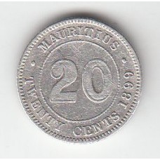 20 центов, Маврикий, 1899