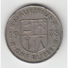 1 рупия, Маврикий, 1978