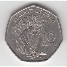 10 рупий, Маврикий, 2000