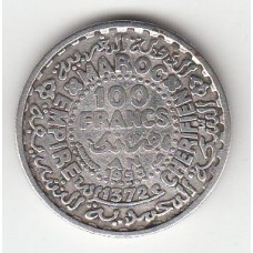 100 франков, Марокко, 1953