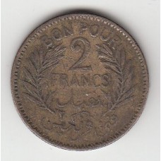 2 франка, Тунис, 1945