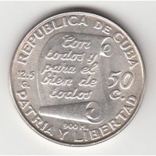 50 сентаво, Куба, 1953