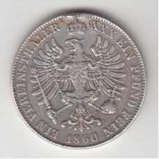 1 союзный талер, Пруссия, 1860