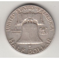 1/2 доллара (S), США, 1952