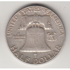 1/2 доллара (S), США, 1952	, albonumismatico.su