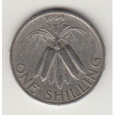монета 1 шиллинг, Малави, 1964	год , стоимость , цена