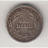 1 дайм, США, 1897