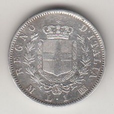 1 лира, Италия, 1863