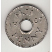1 пенни, Фиджи, 1967
