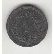 монета 1 сантим, Швейцария, 1946	год , стоимость , цена