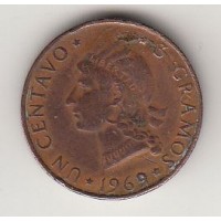 1 сентаво, Доминиканская Республика, 1969