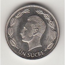 монета 1 сукре, Эквадор, 1988	год , стоимость , цена