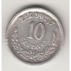 монета 10 сентаво, Мексика, 1894	год , стоимость , цена
