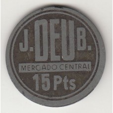 монета 15 песет, кооперативный токен, Испания , стоимость , цена