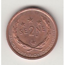 монета 2 сене, Самоа, 2000	год , стоимость , цена