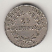 25 сентимо, Коста-Рика, 1937