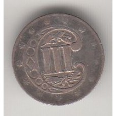 3 цента, США, 1858