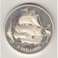 5 долларов, Багамские острова, 1993