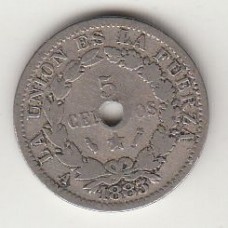 5 сентаво, Боливия, 1883	, albonumismatico.su