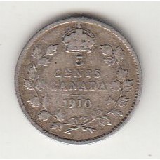 5 центов, Канада, 1910