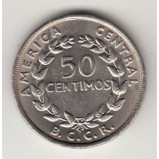 монета 50 сентимо, Коста-Рика, 1970	год , стоимость , цена