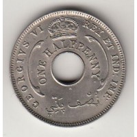 1/2 пенни, Британская Западная Африка, 1947