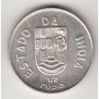 1/2 рупии, Португальская Индия, 1936