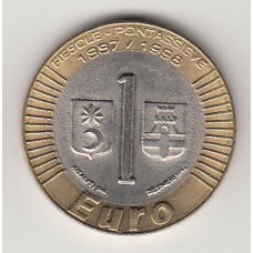 1 евро (проба), Италия, 1998
