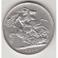 1 крона, Великобритания, 1889