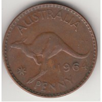 1 пенни, Австралия, 1964