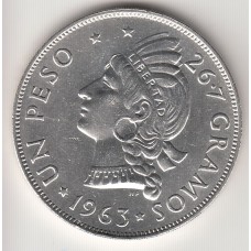 1 песо, Доминиканская Республика, 1963