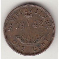 1 цент, Ньюфаундленд, 1942