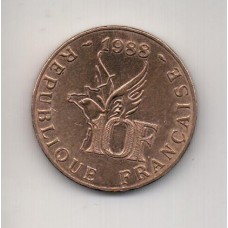 10 франков, Франция, 1988
