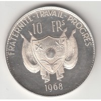 10 франков, Нигер, 1968